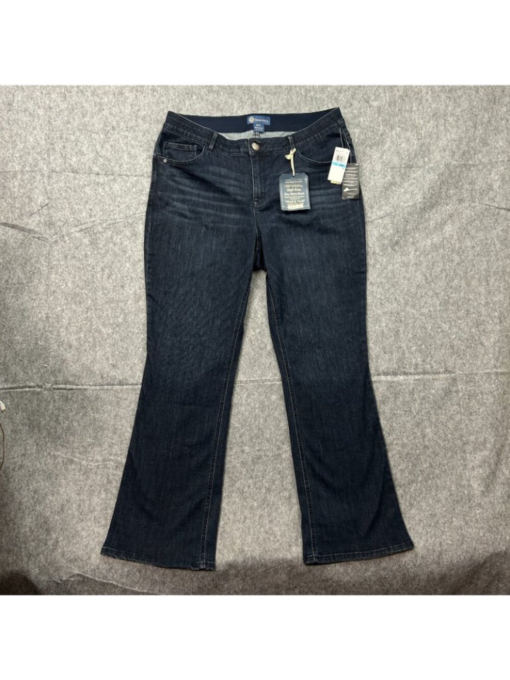 Democracy Ab Solution High Rise Itty Bitty Boot Cut Jeans Women's Size 20W NWT - Picture 2 of 14